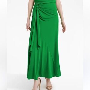 Mermaid Sheila Draped Maxi Skirt Cinq a Sept Size 0 Hyacinth
